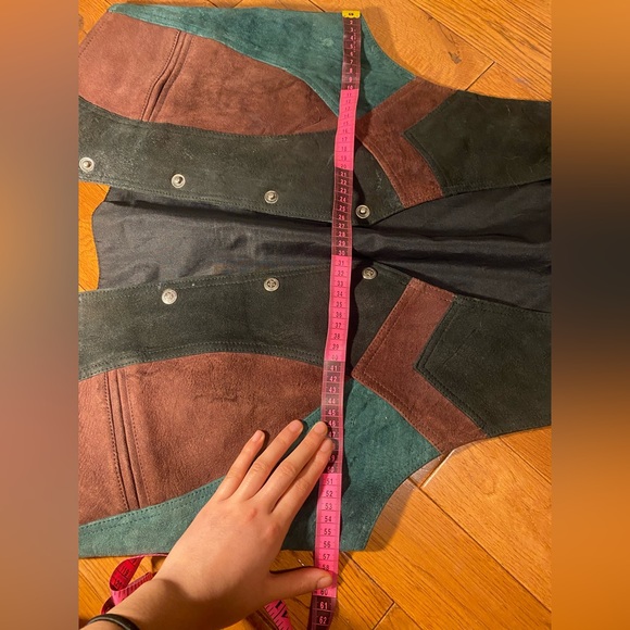 Vintage leather vest - Picture 6 of 8